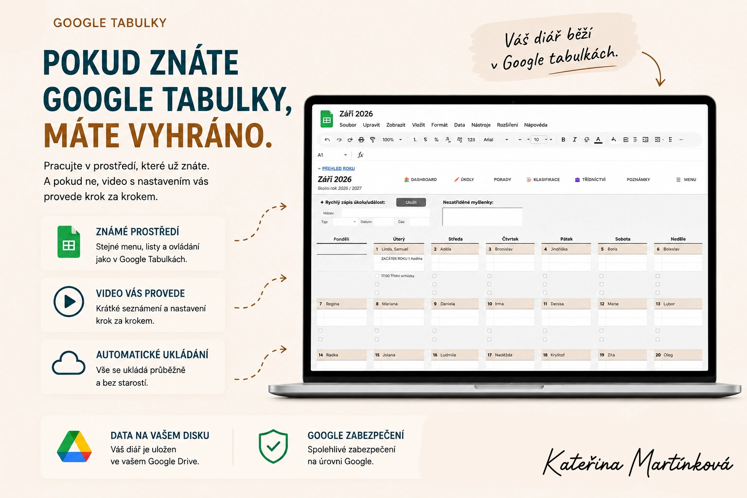 Náhledový obrázek k učitelskému digitálnímu diáři