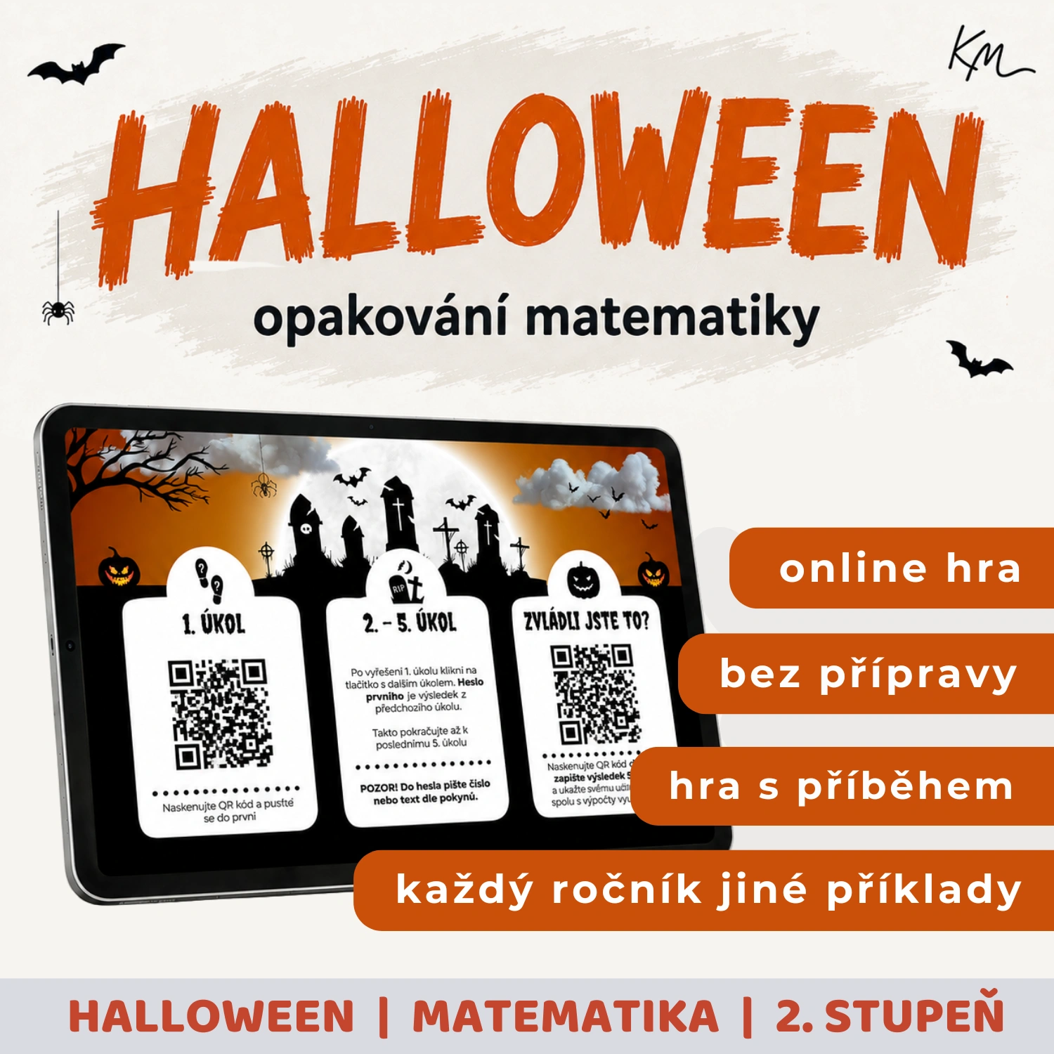 Titulní obrázek k online hře Halloween, vhodné na období kolem podzimních prázdnin