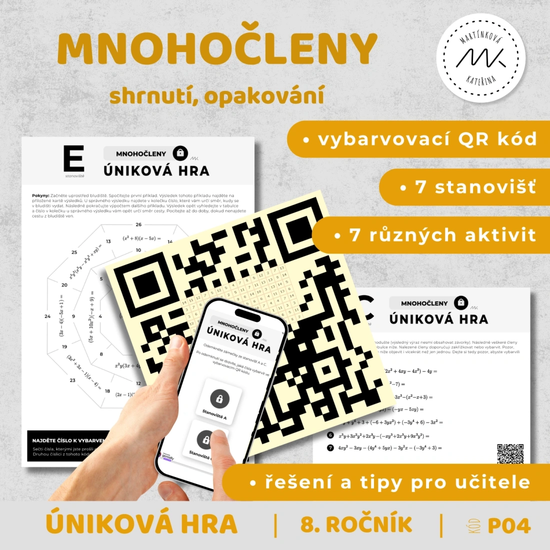 Titulní obrázek k materiálu P04 - shrnutí mnohočlenů