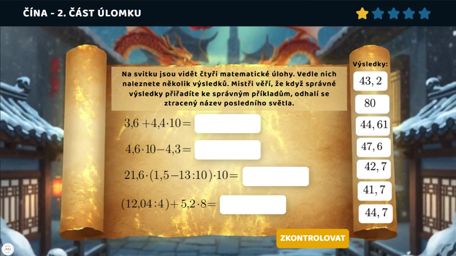 Náhledový obrázek k materiálu Zachraň Vánoce - opakování před vánočními prázdninami